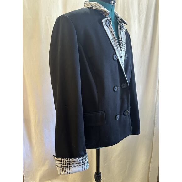 Jones New York Collection Black Blazer Jacket – Size 12 - Picture 3 of 6